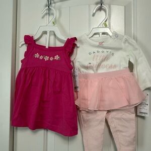 3 month baby girl outfits, 2 outfits